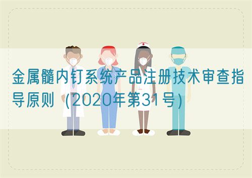 金屬髓內(nèi)釘系統(tǒng)產(chǎn)品注冊(cè)技術(shù)審查指導(dǎo)原則（2020年第31號(hào)）