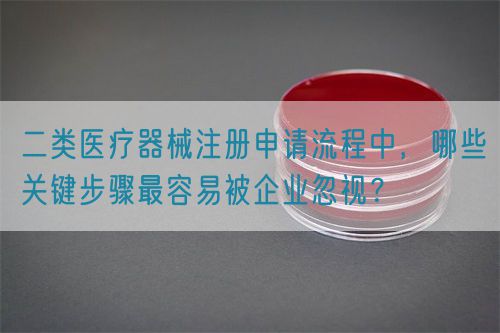 二類醫(yī)療器械注冊申請流程中，哪些關(guān)鍵步驟最容易被企業(yè)忽視？(圖1)