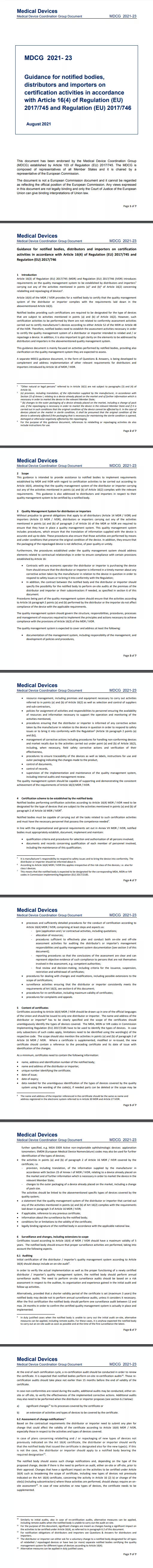歐盟MDR和IVDR的分銷商和進(jìn)口商的質(zhì)量體系如何審批？(圖2)